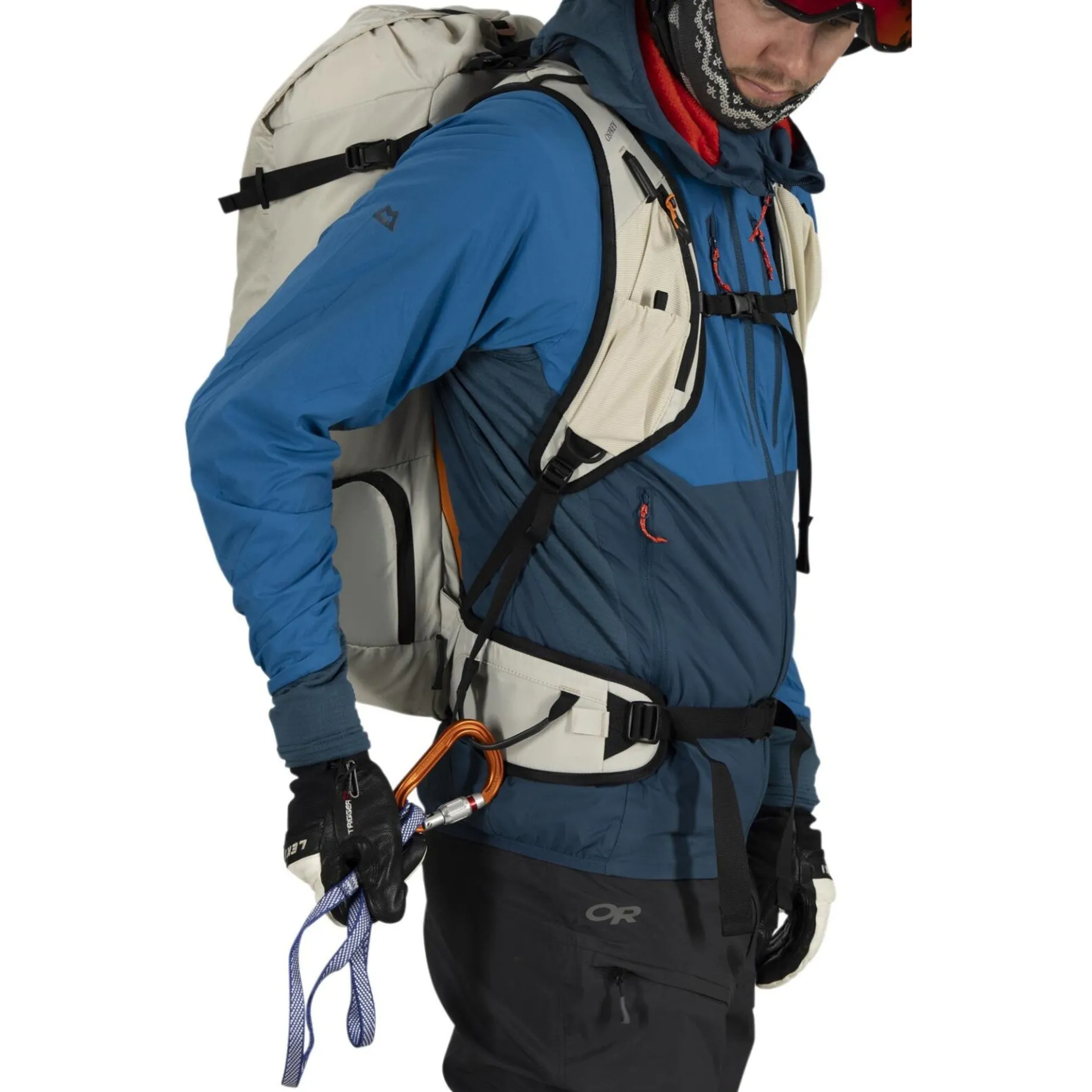 Firn 28 - Skirucksack 60 cm (sandy grey/tequila orange, S/M)