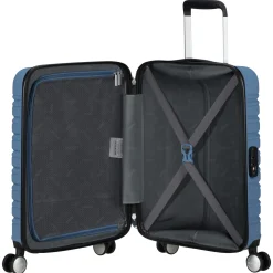 Flashline - 4-Rollen-Kabinentrolley 55 cm (blau)