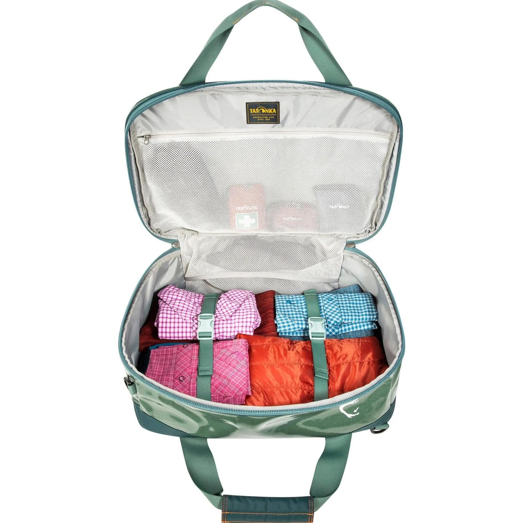 Flight Barrel - Reisetasche 50 (sage green)