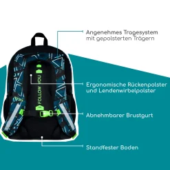 FLOW - Schulrucksack 42.5 cm (Flash yourself)