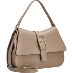 Flow M - Schultertasche 26 cm (greige)