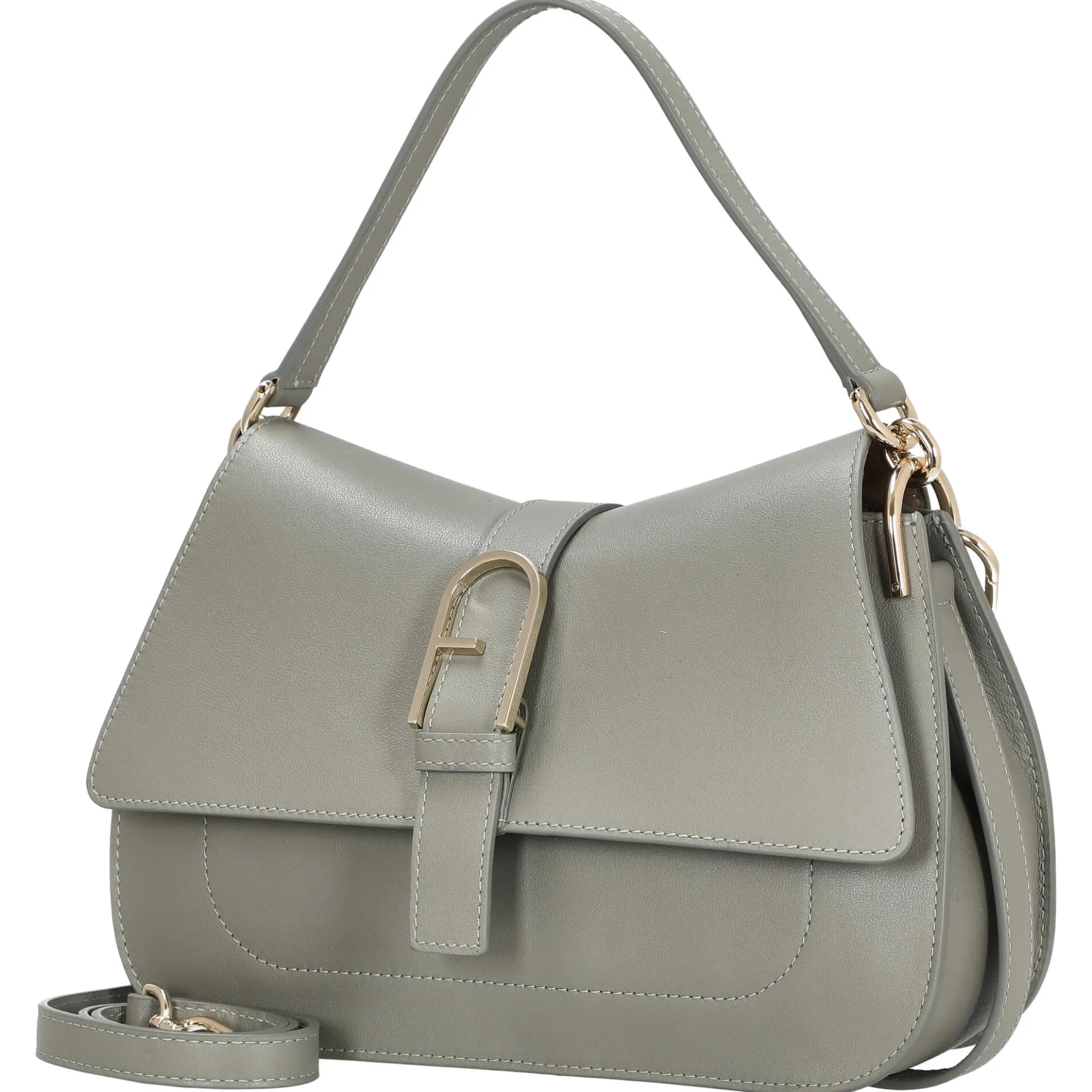 Flow M - Schultertasche 26 cm (agave)