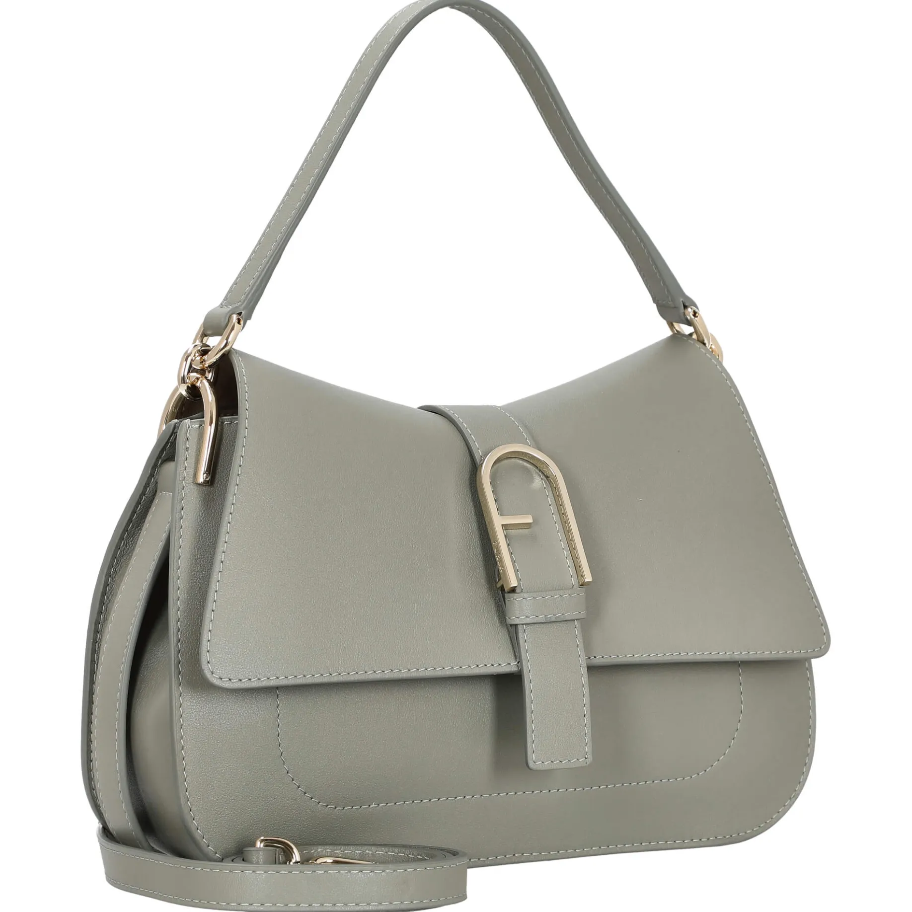 Flow M - Schultertasche 26 cm (agave)