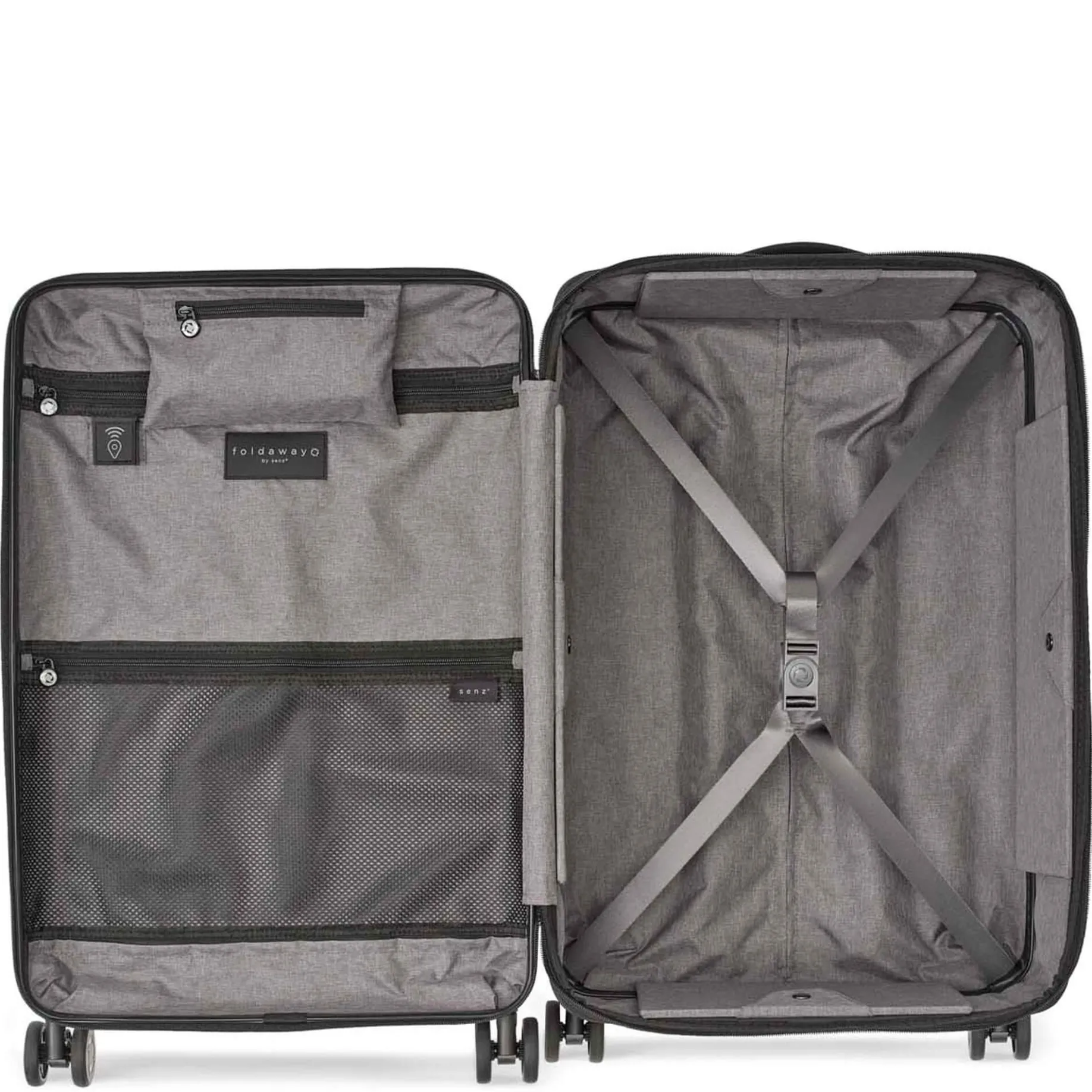 Foldaway - 4-Rollen-Trolley M 66 cm (faltbar) (pure black)