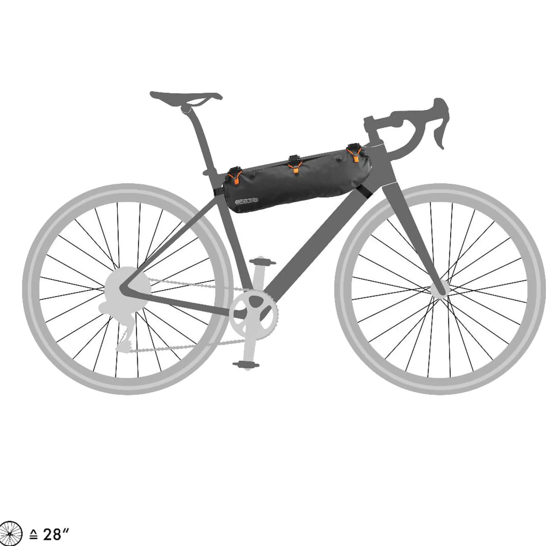 Frame-Pack RC 3 - Rahmentasche (Bikepacking) 41 cm (black matt)