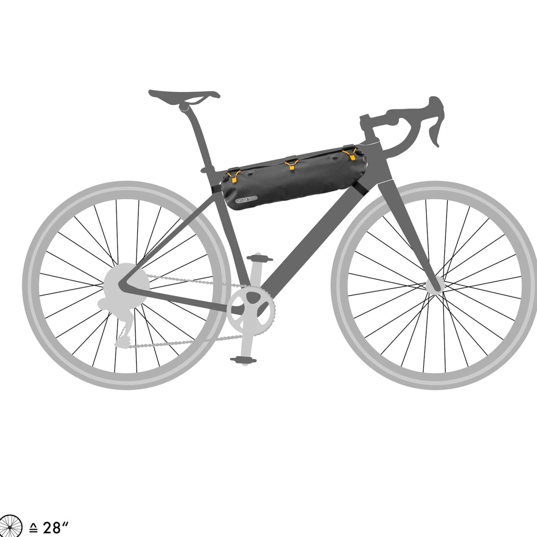 Frame-Pack RC 4 - Rahmentasche (Bikepacking) 50 cm (black matt)