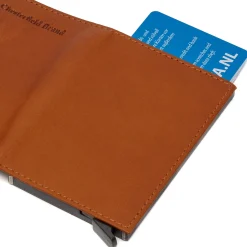 Frankfurt - Kreditkartenetui 7cc 10 cm RFID (cognac)