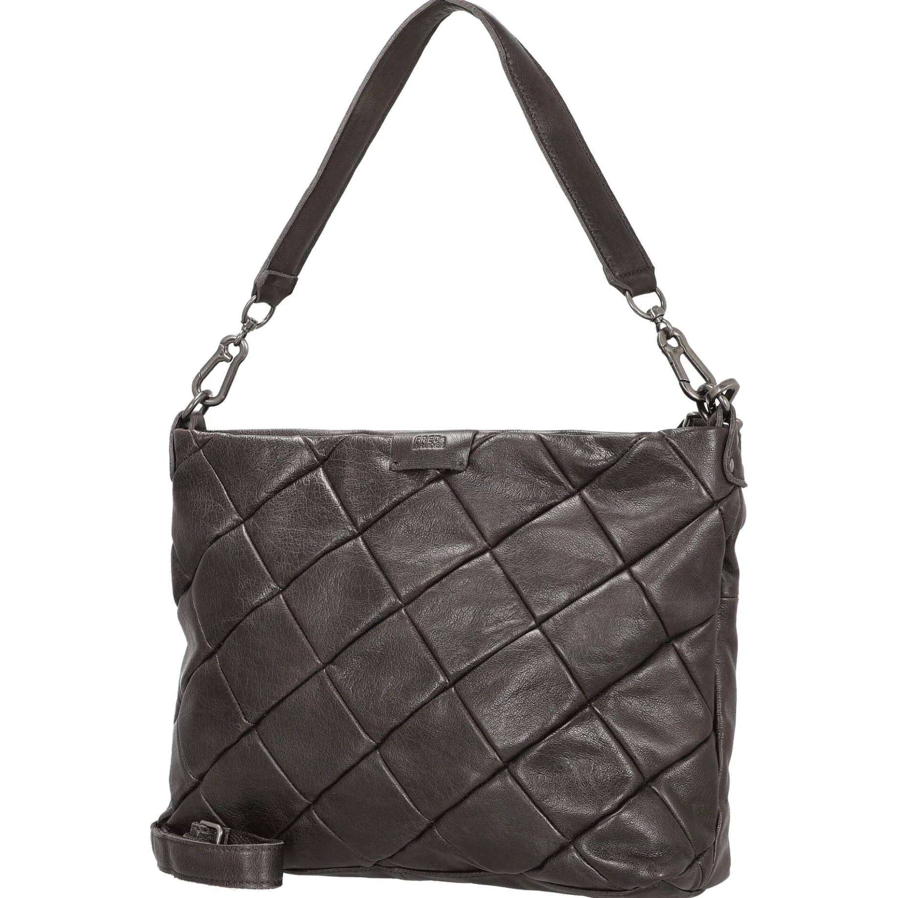 FREDsBRUDER Check My Hobo - Schultertasche 35 cm (brown)