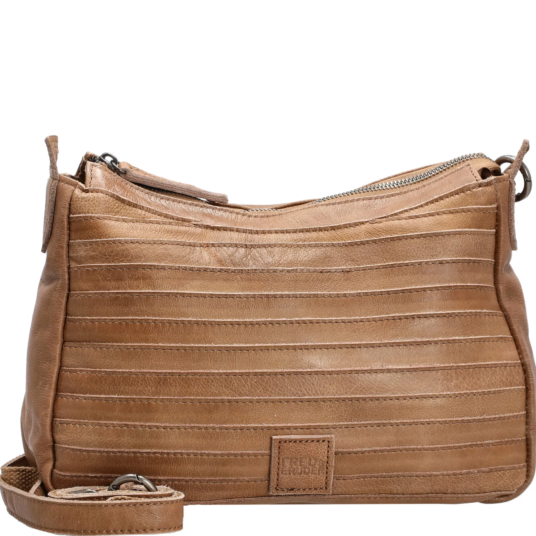 FREDsBRUDER Layer Likely - Umhängetasche 38 cm (caramel)
