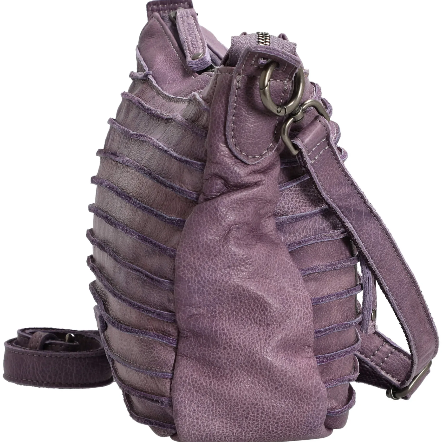 FREDsBRUDER Riffel Likely - Umhängetasche 38 cm (lavender)