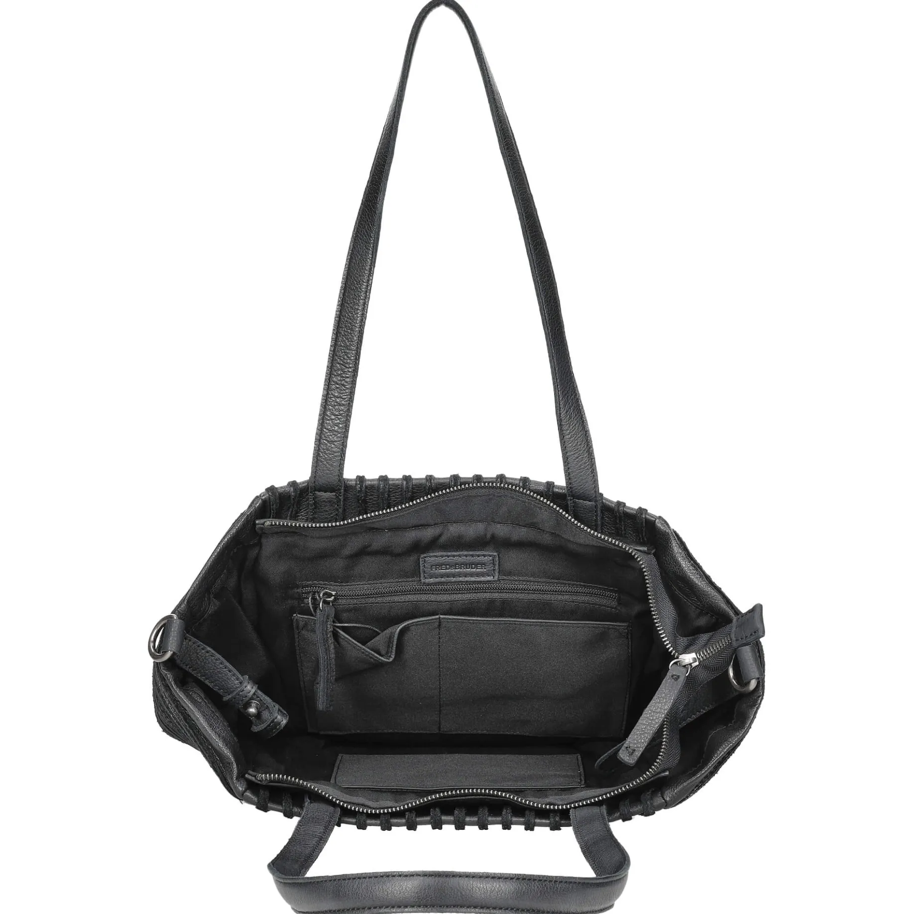 FREDsBRUDER Riffelhörnchen - Shopper 31 cm (black)