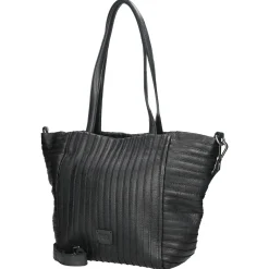 FREDsBRUDER Streifenhörnchen - Shopper 44 cm (black)