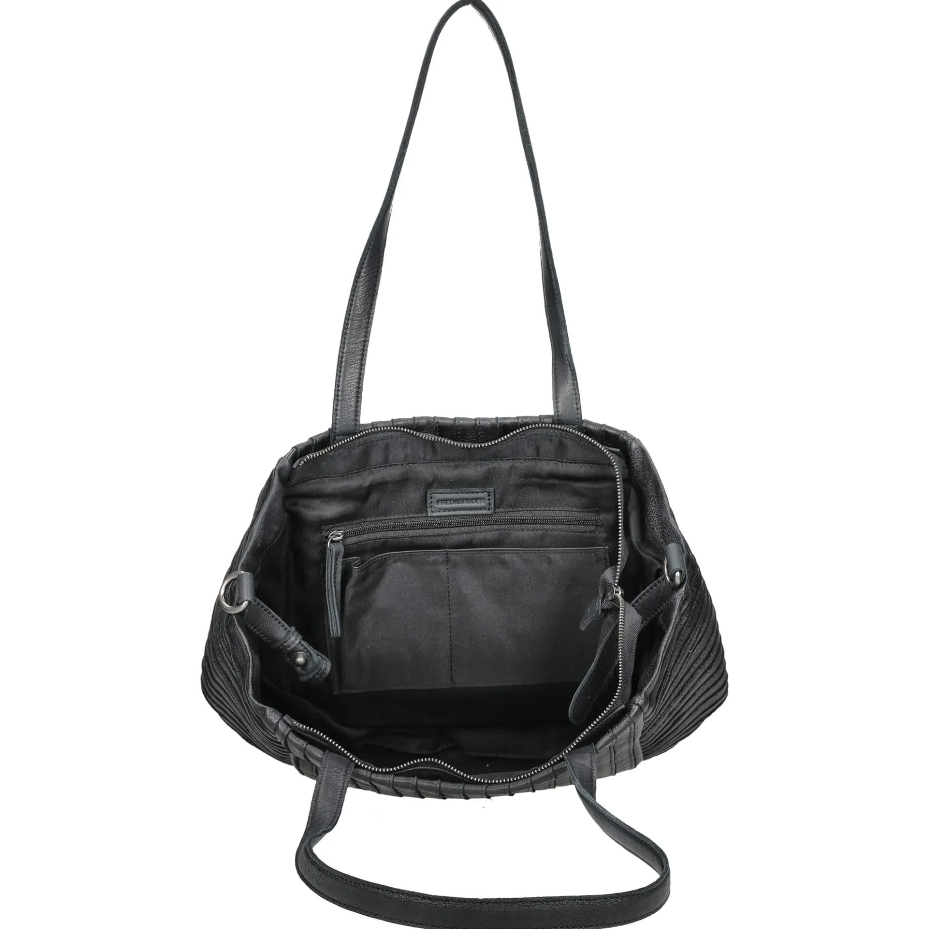 FREDsBRUDER Streifenhörnchen - Shopper 44 cm (black)