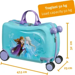 Frozen Ride-On - 4-Rollen-Kindertrolley 47.5 cm (Frozen)