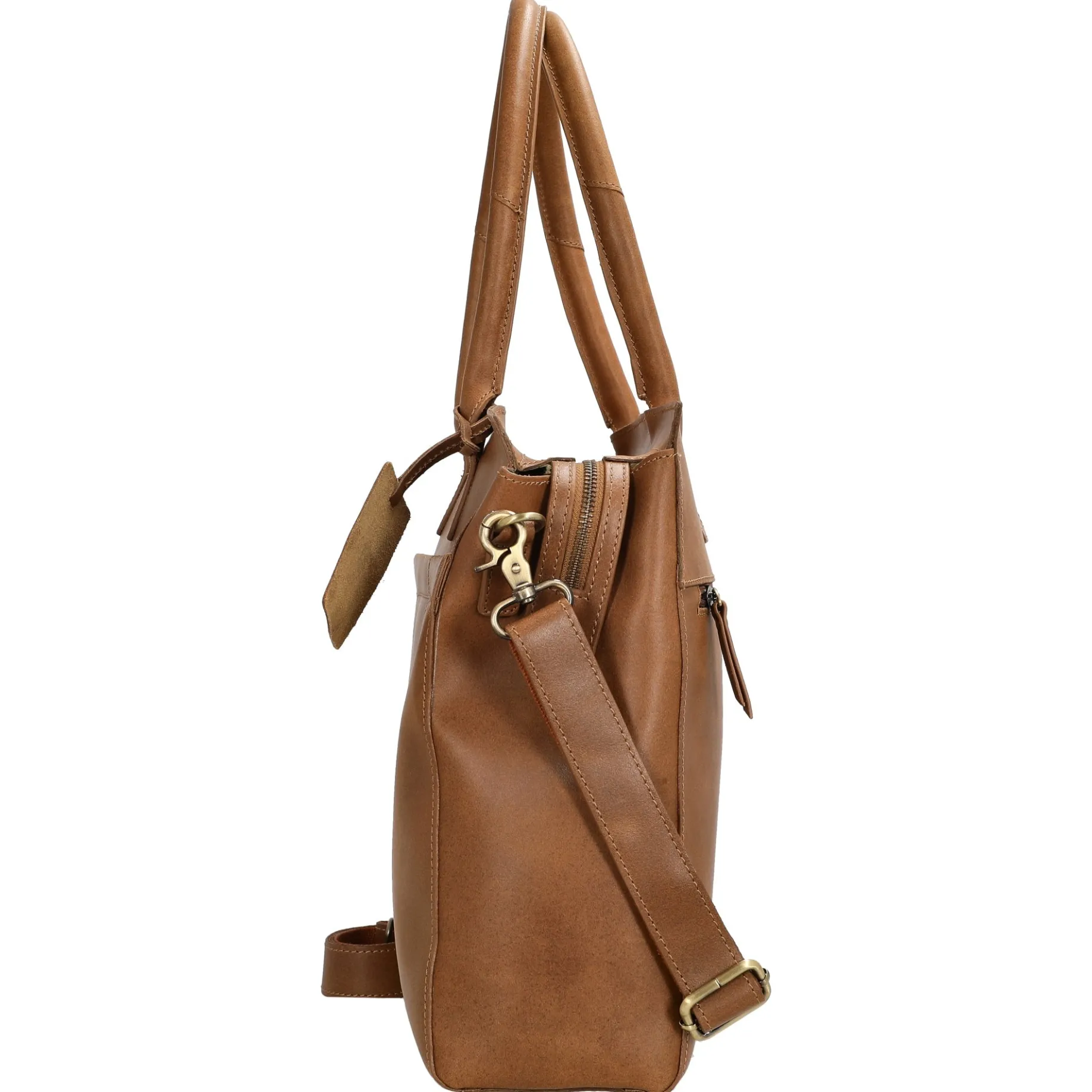 Fundamentals Vintage Doris - Schultertasche 15.6'' 39 cm (cognac)