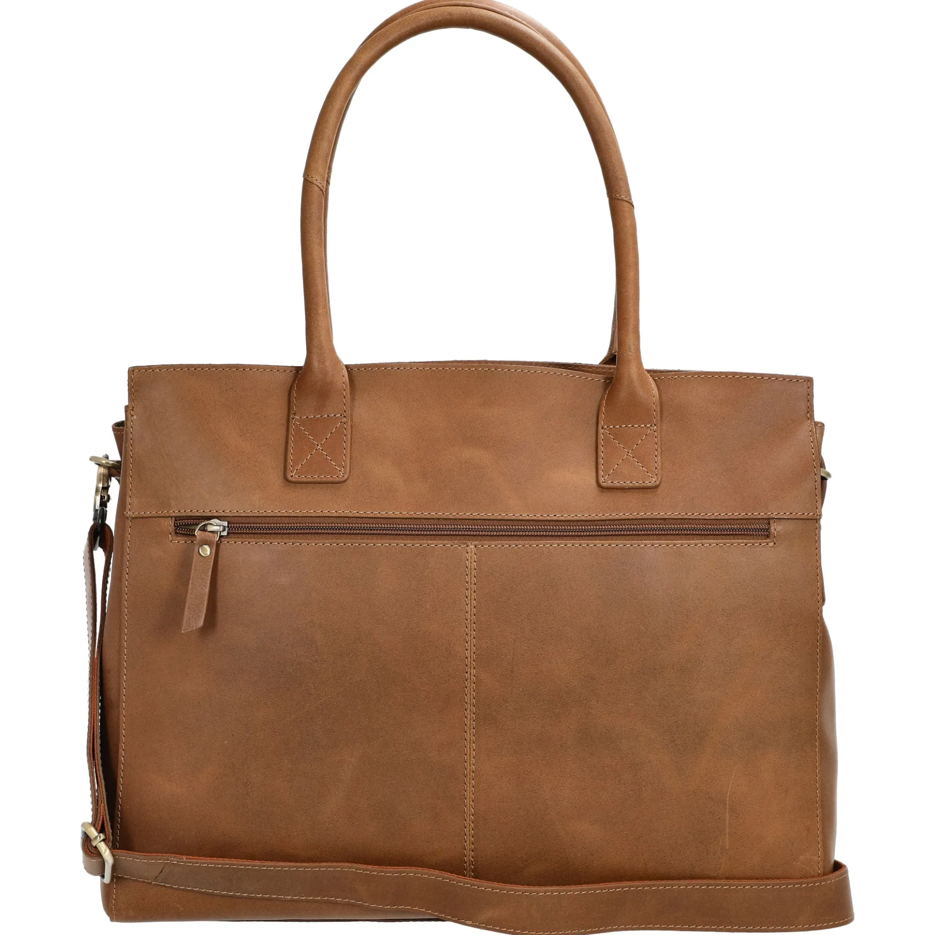 Fundamentals Vintage Doris - Schultertasche 15.6'' 39 cm (cognac)