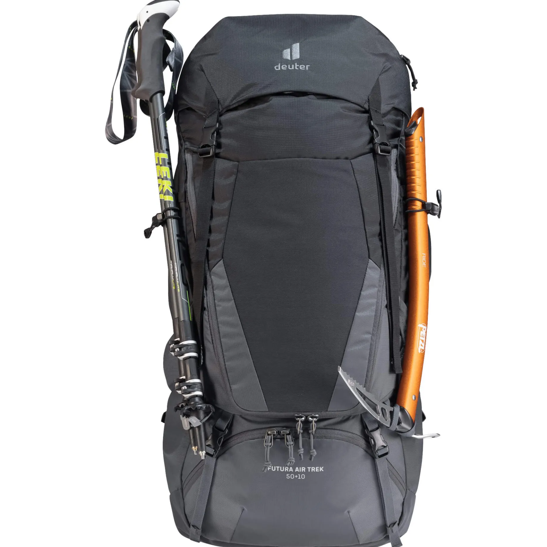 Futura Air Trek 50 + 10 - Trekkingrucksack 75 cm erw. (black-graphite)