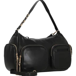Garima - Schultertasche M 41 cm (black)