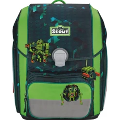 Genius DIN - Schulranzen Set 4 tlg. mit Turnbeutel (Cubes)