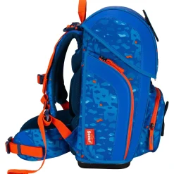 Genius Exklusiv Superflash - Schulranzen Set 4tlg. (Blue Dino)