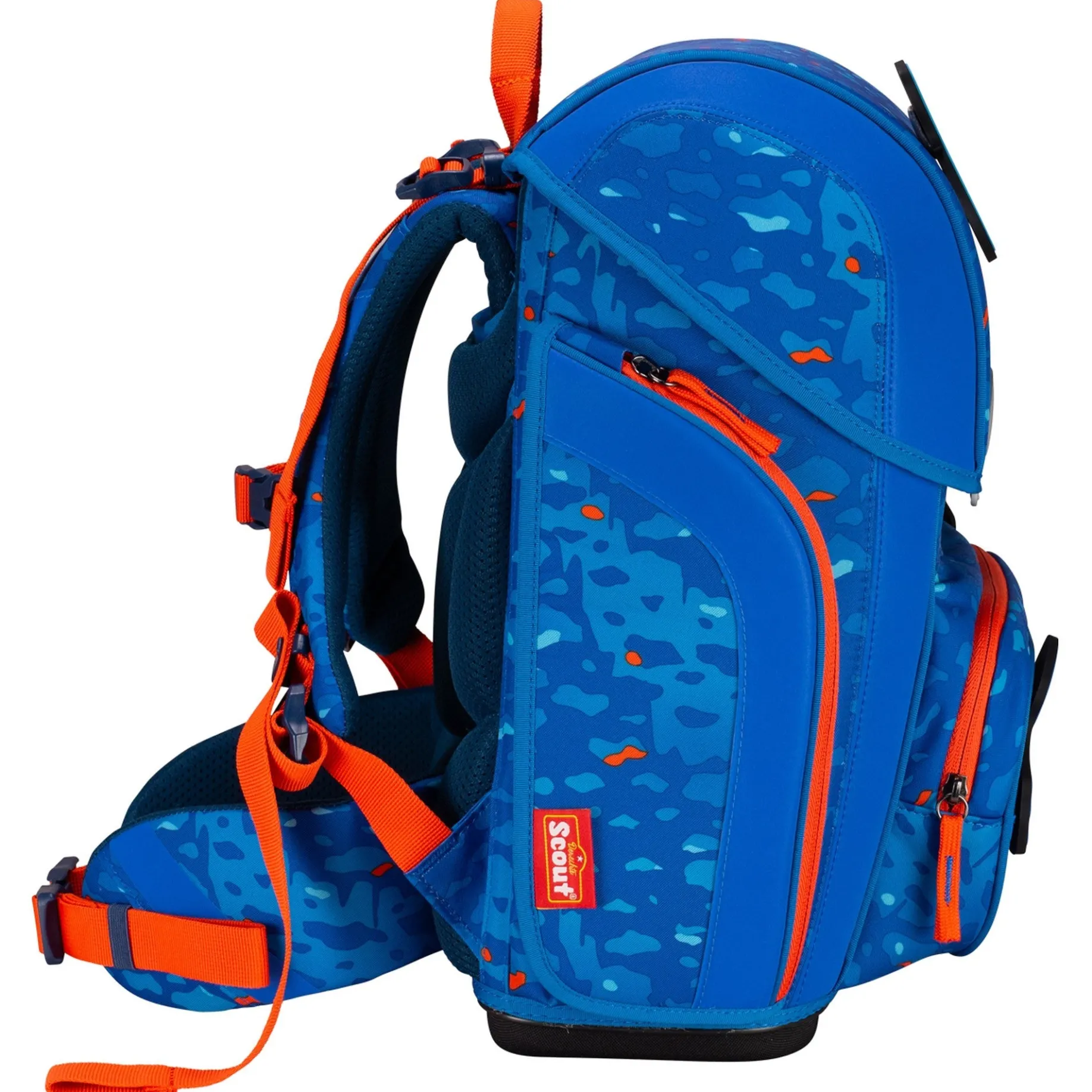 Genius Exklusiv Superflash - Schulranzen Set 4tlg. (Blue Dino)