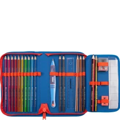 Genius Exklusiv Superflash - Schulranzen Set 4tlg. (Blue Dino)