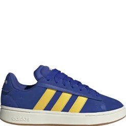Grand Court Alpha 00s Sneaker- Schuh Men (semi lucid blue/utility yellow/off white, 42 2/3)
