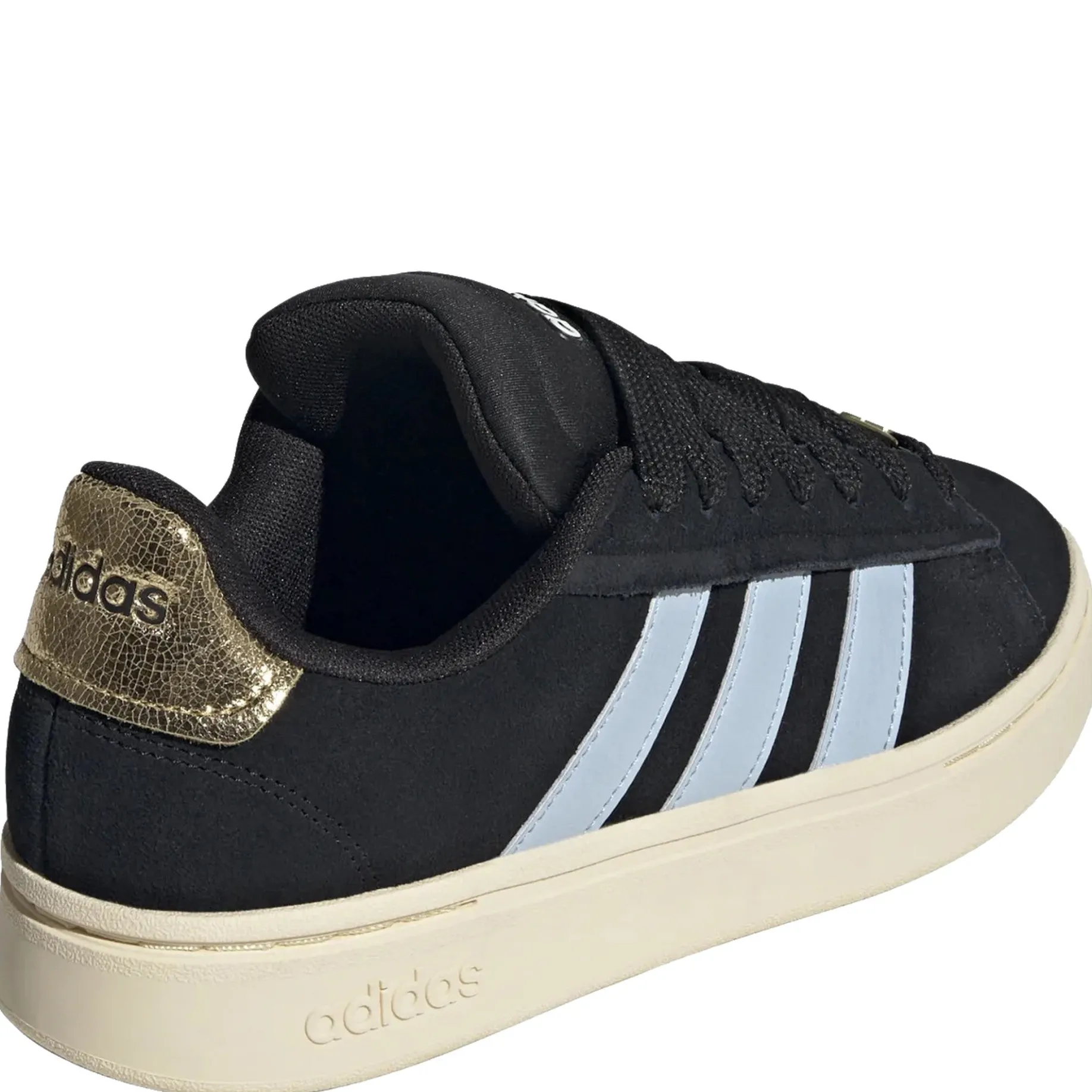 Grand Court Alpha 00s Sneaker - Schuh Women (core black/wonder blue/gold met., 38)