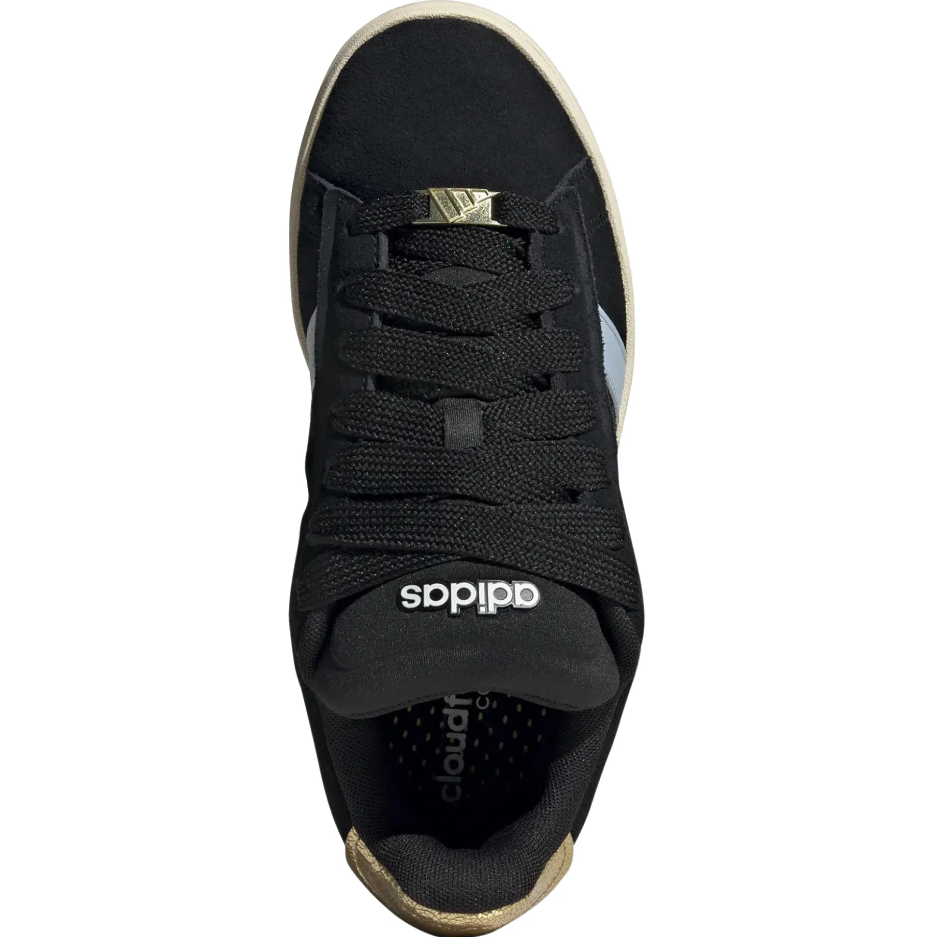 Grand Court Alpha 00s Sneaker - Schuh Women (core black/wonder blue/gold met., 39 1/3)