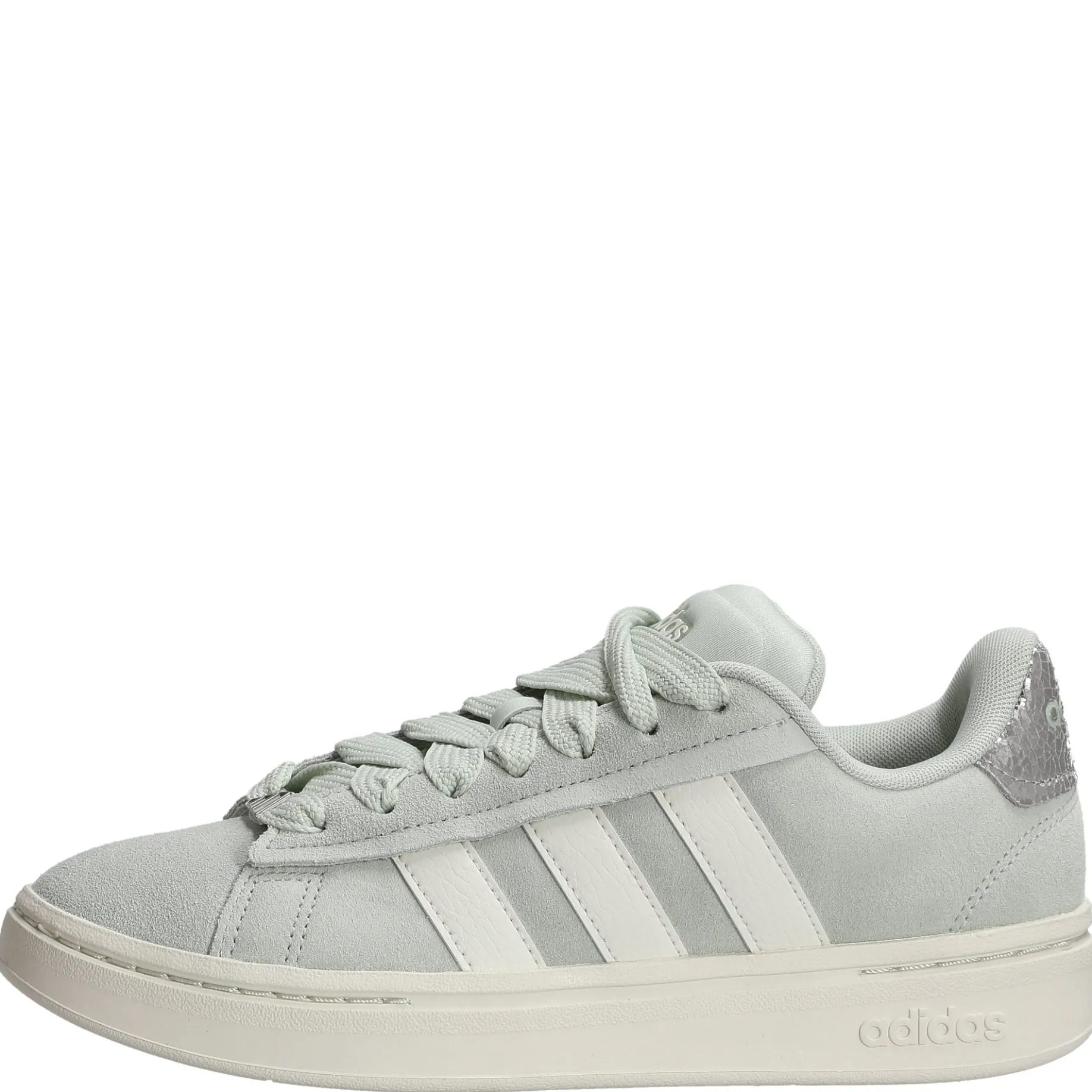 Grand Court Alpha 00s Sneaker - Schuh Women (lingrn/owhite/silvmt, 39 1/3)