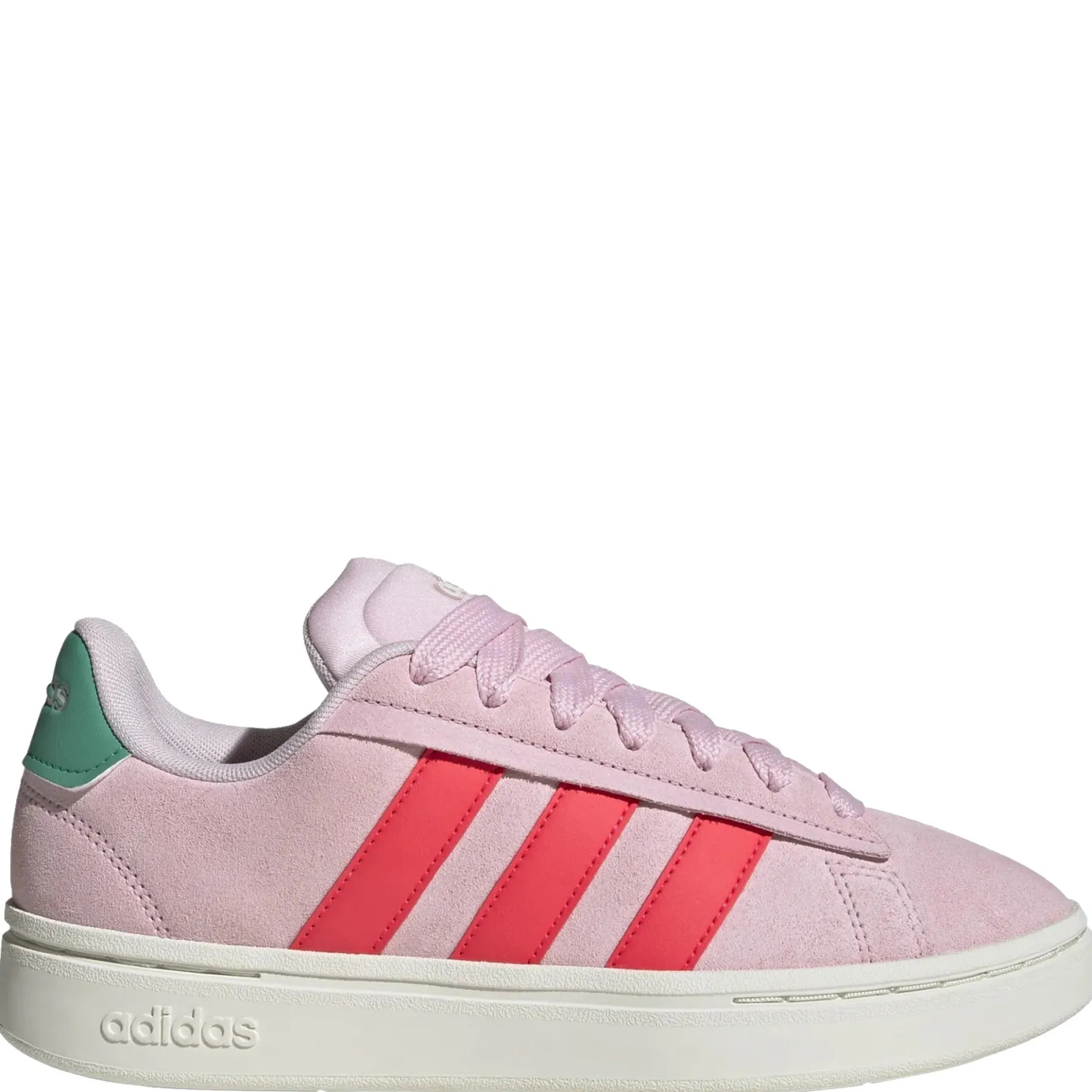 Grand Court Alpha 00s Sneaker - Schuh Women (clear pink/lucid red/court green, 38 2/3)