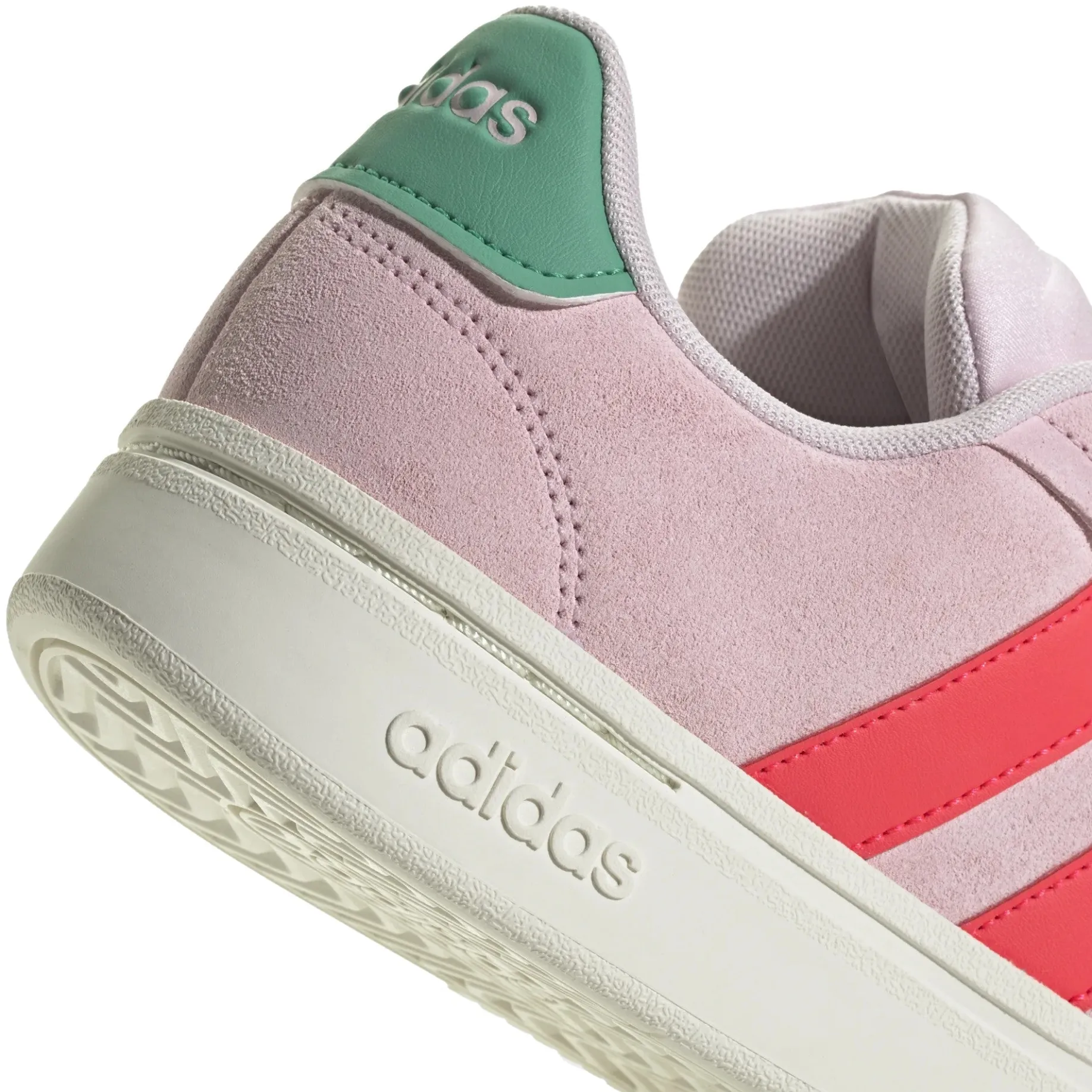 Grand Court Alpha 00s Sneaker - Schuh Women (clear pink/lucid red/court green, 38 2/3)