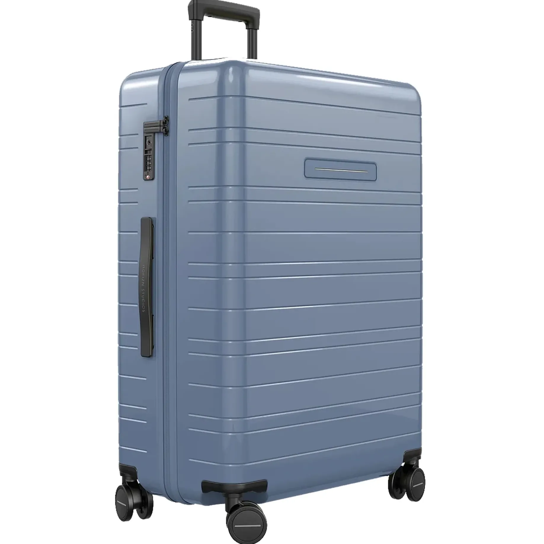 H7 Essential Check In - 4-Rollen-Trolley 77 cm (glossy blue vega)