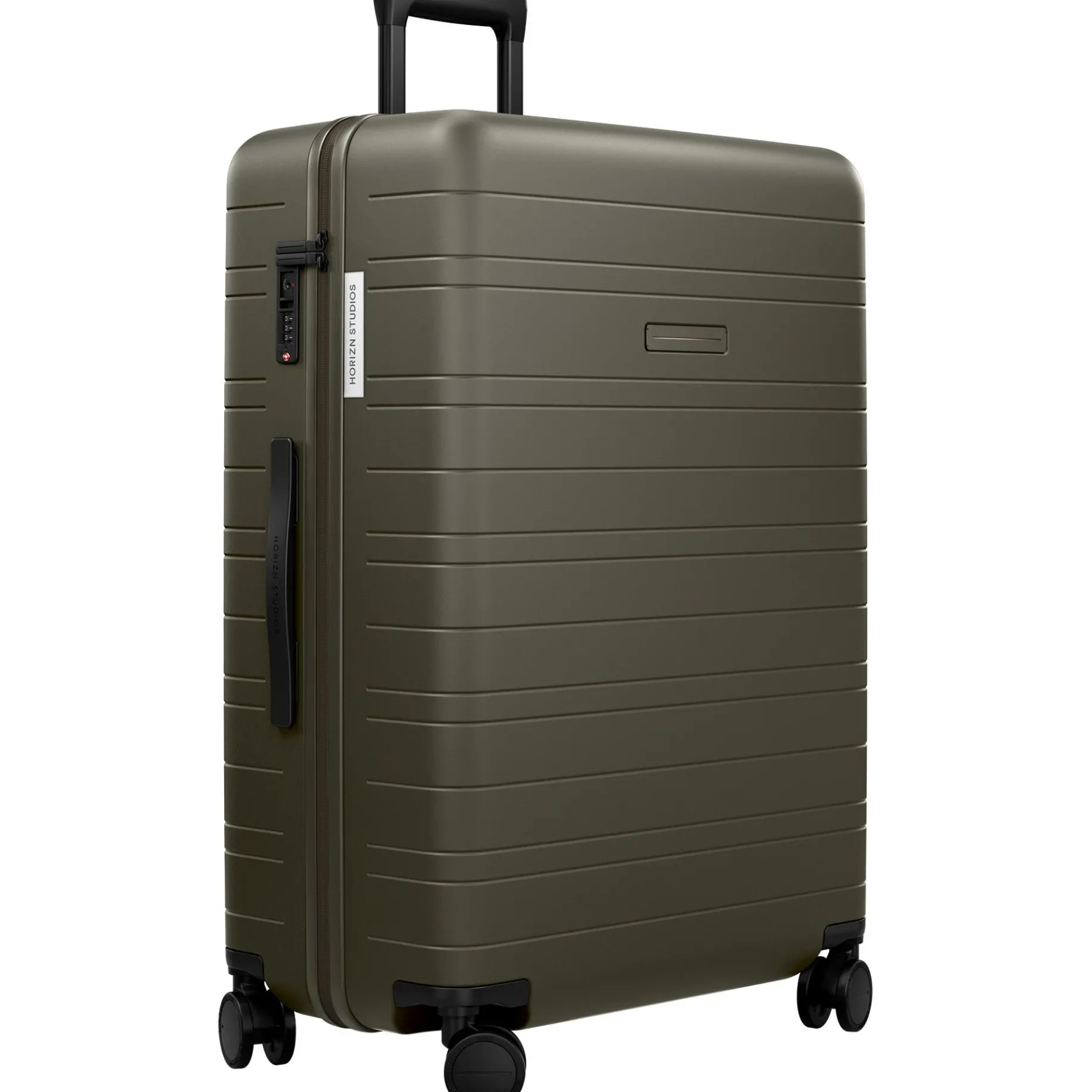 H7 Essential Check In - 4-Rollen-Trolley 77 cm (dark olive)