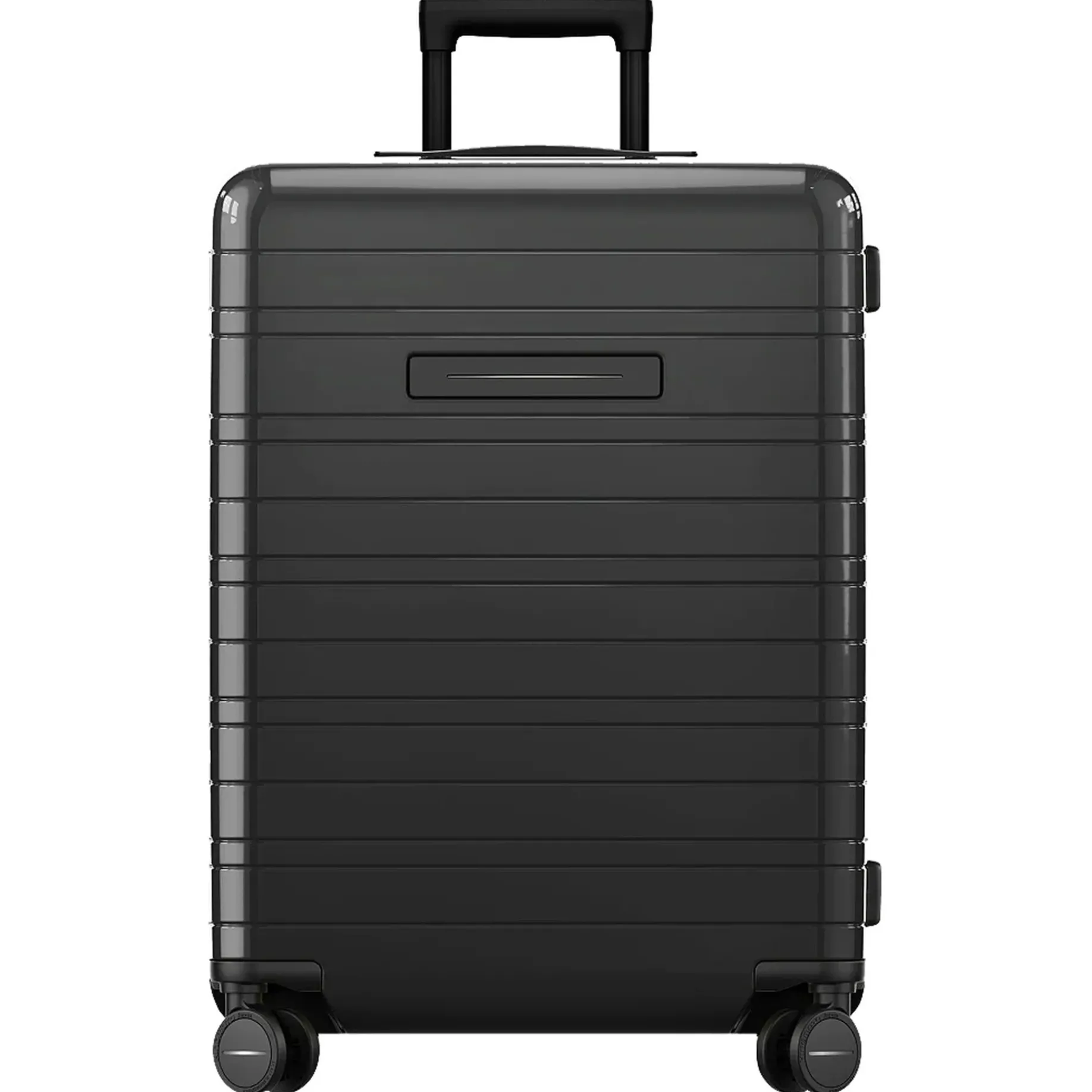 H6 Essential Check In - 4-Rollen-Trolley 64 cm (glossy all black)