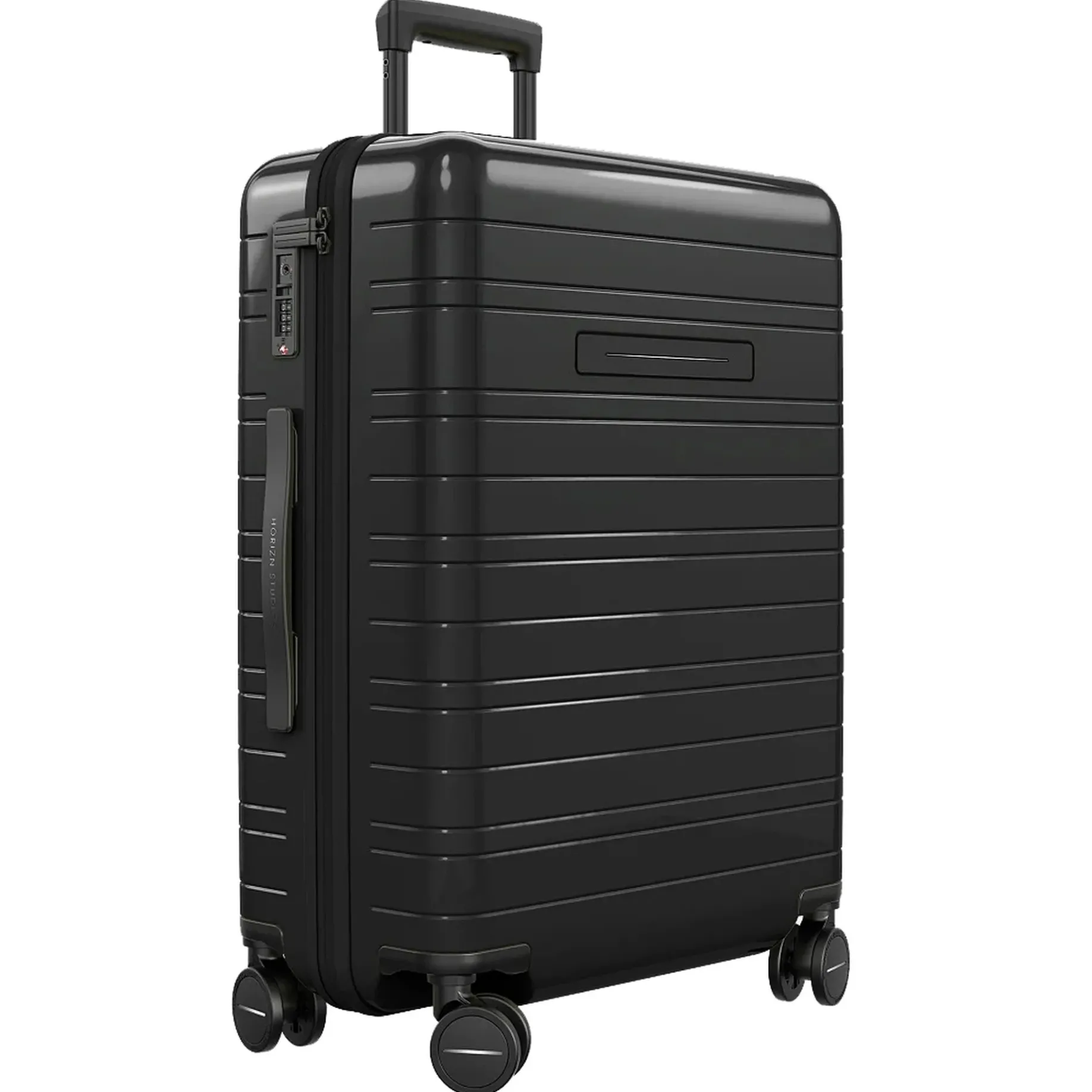 H6 Essential Check In - 4-Rollen-Trolley 64 cm (glossy all black)