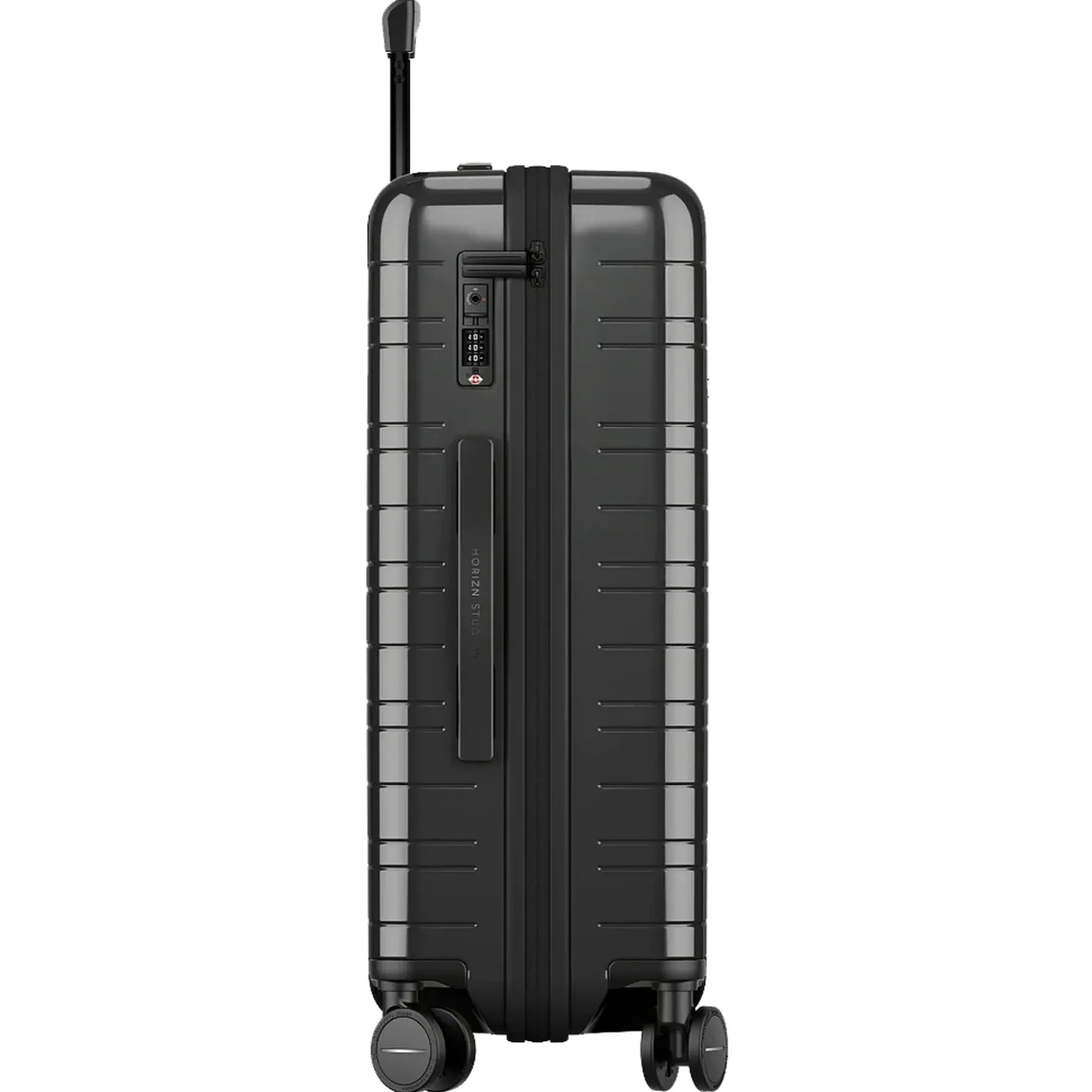H6 Essential Check In - 4-Rollen-Trolley 64 cm (glossy all black)