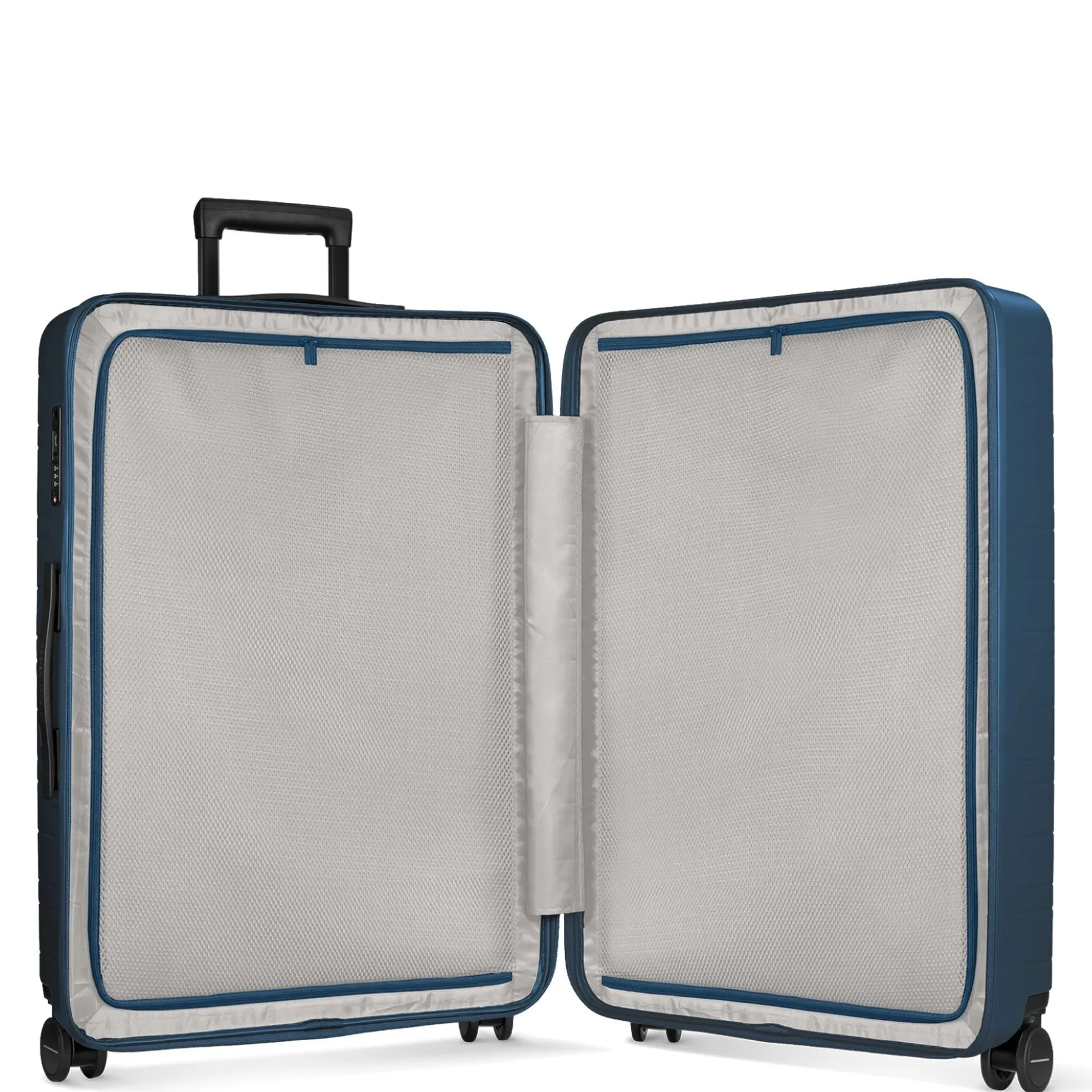 H7 Essential Check In - 4-Rollen-Trolley 77 cm (coastal blue)