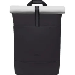 Hajo Medium Aloe Rolltop - Rucksack 16'' 45 cm (black/light grey)