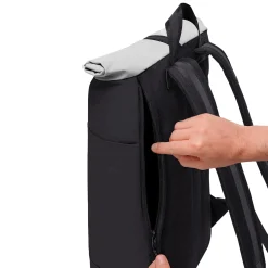 Hajo Medium Aloe Rolltop - Rucksack 16'' 45 cm (black/light grey)