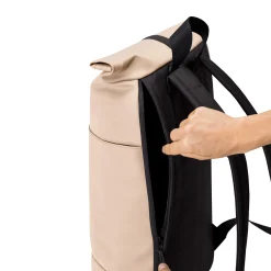Hajo Medium Lotus Rolltop - Rucksack 16'' 45 cm (light almond)
