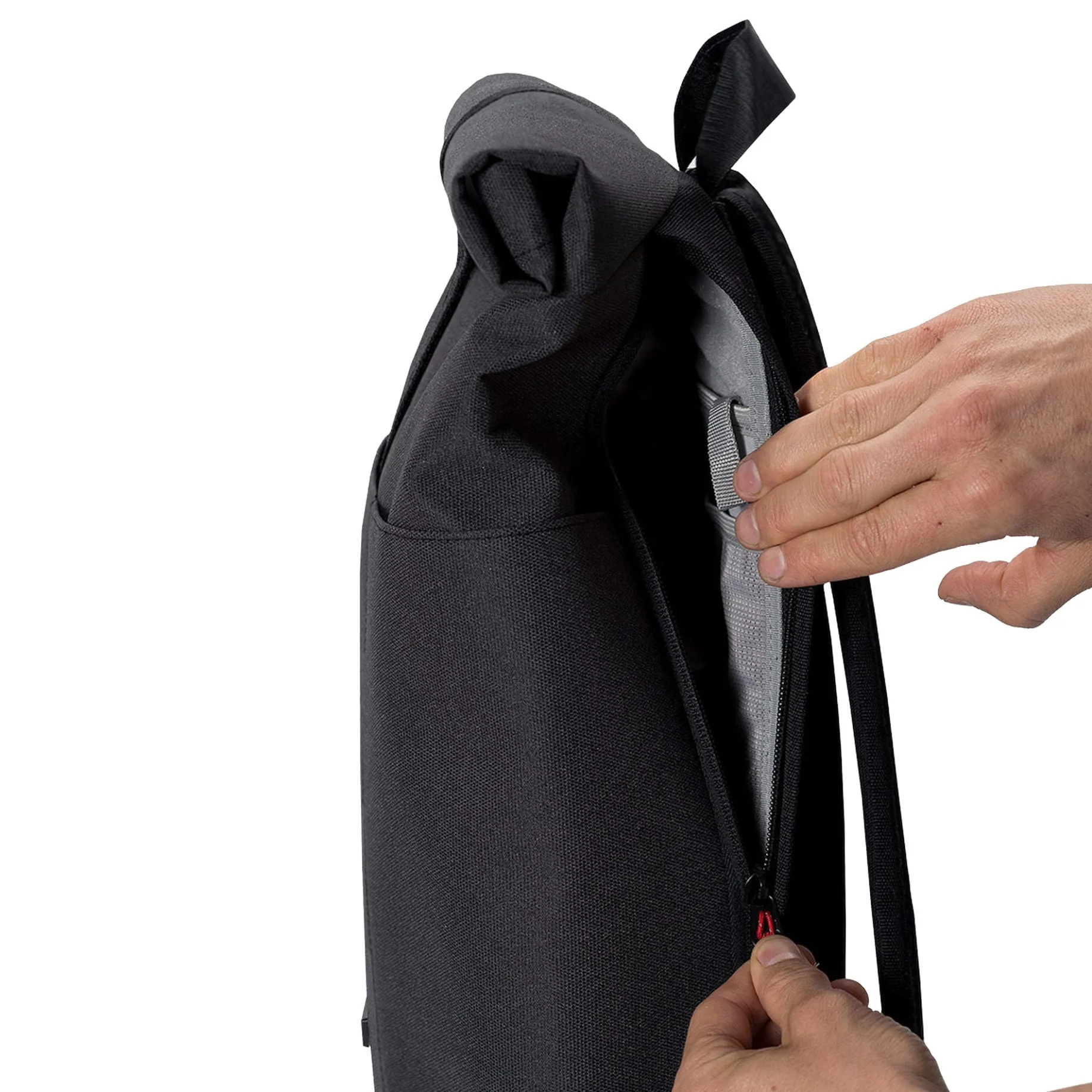 Hajo Medium Phantom Rolltop - Rucksack 16" 45 cm (asphalt-reflective)
