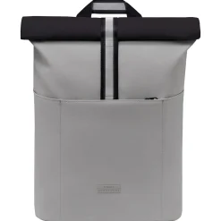Hajo Mini Aloe Rolltop - Rucksack 16'' 42 cm (light grey/black)