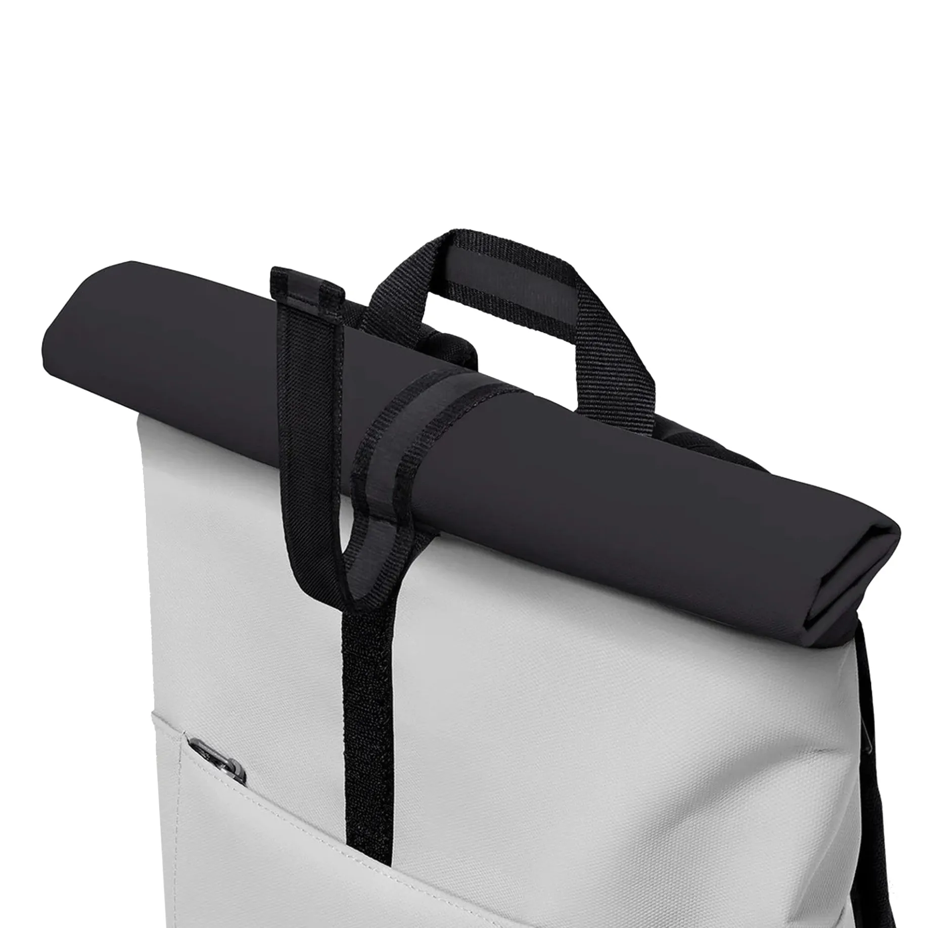 Hajo Mini Aloe Rolltop - Rucksack 16'' 42 cm (light grey/black)