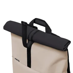 Hajo Mini Aloe Rolltop - Rucksack 16'' 42 cm (sand/black)