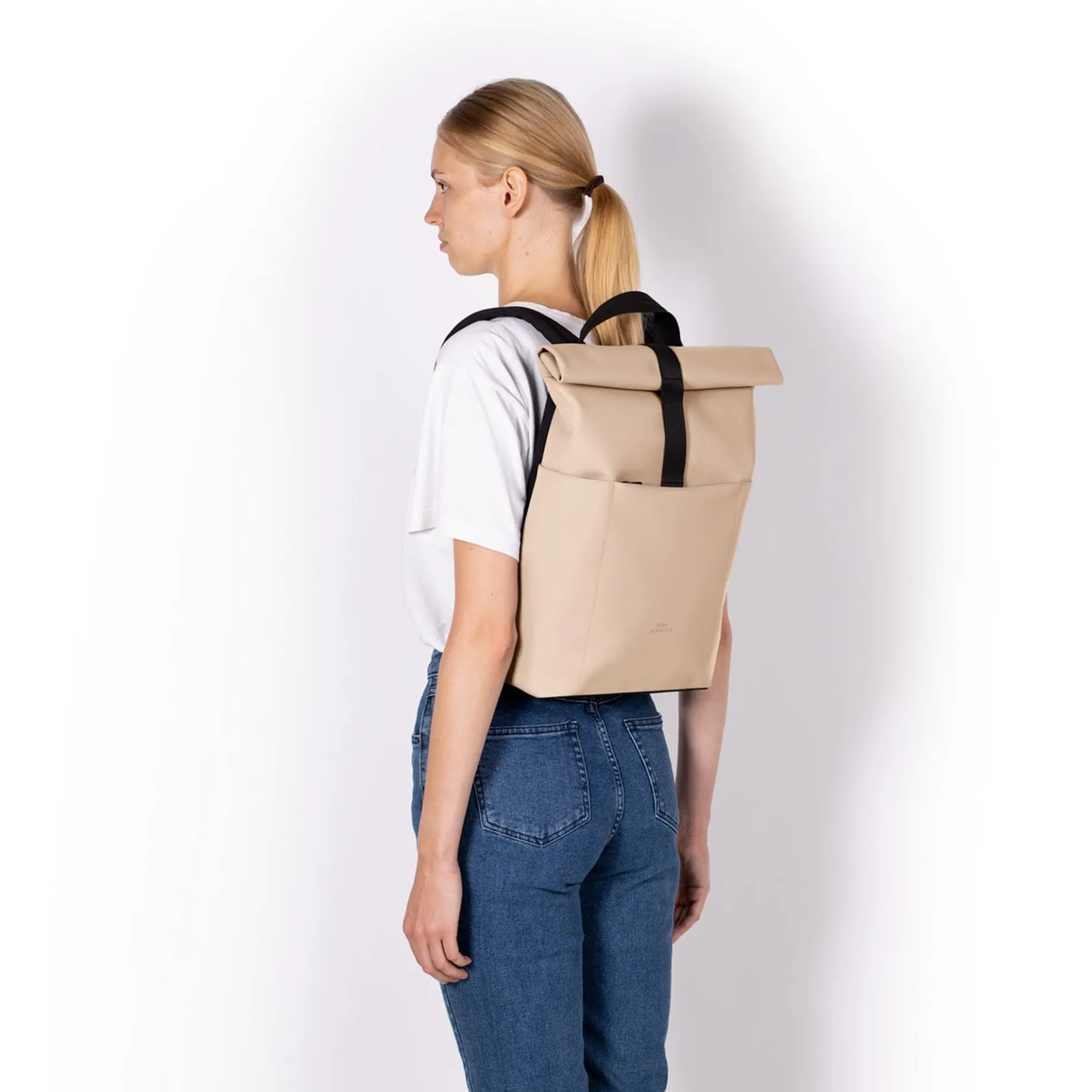 Hajo Mini Lotus Rolltop - Rucksack 16'' 42 cm (light almond)