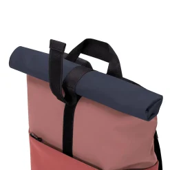 Hajo Mini Lotus Rolltop - Rucksack 16'' 42 cm (dark rose / hibiscus)