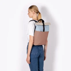Hajo Mini Lotus Rolltop - Rucksack 16'' 42 cm (fog blue-redwood)