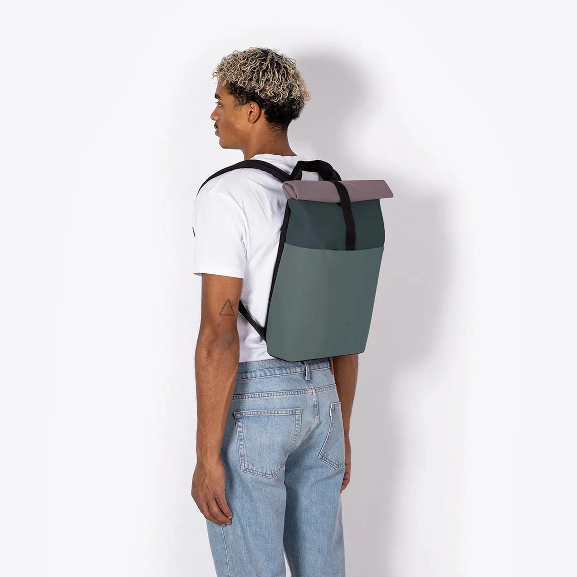 Hajo Mini Lotus Rolltop - Rucksack 16'' 42 cm (forest/pine green)