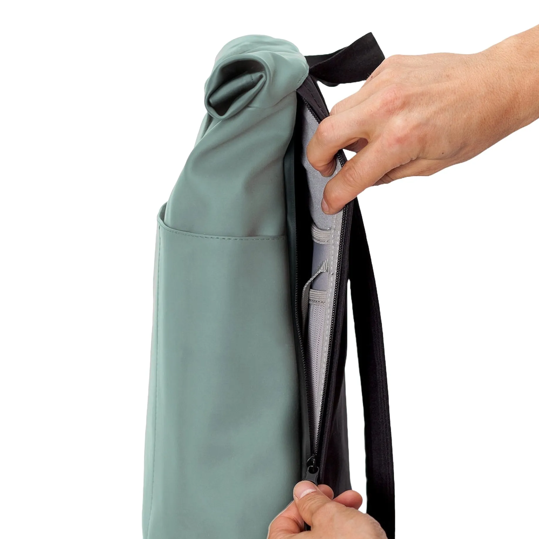 Hajo Mini Lotus Rolltop - Rucksack 16'' 42 cm (mint)